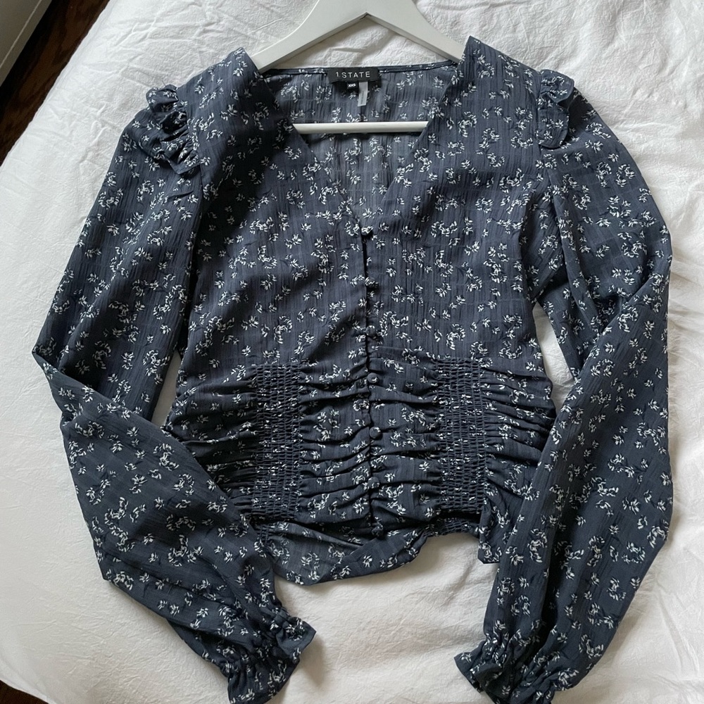 1.state v neck blouse